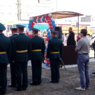 Открытие памятного знака в честь 100- летия войск РХБЗ.